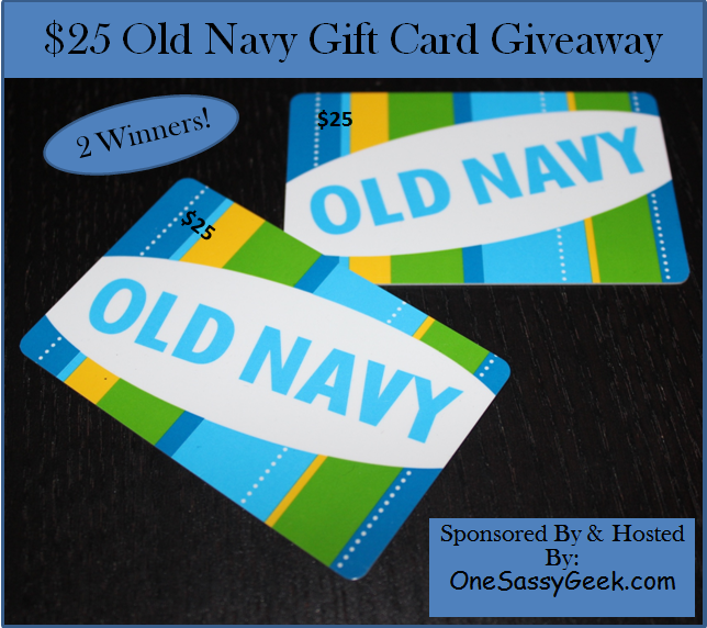 Welcome to the 25 Old Navy Gift Card Giveaway
