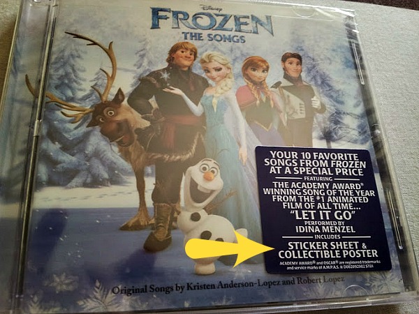 Frozen The Song DVD