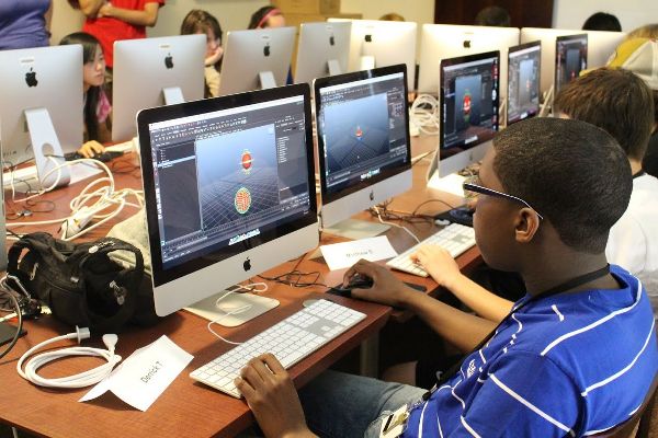 students use personal workstations