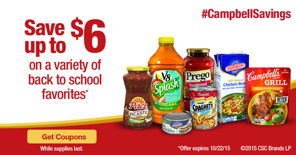 Back to School Deal with Campbell's #CampbellSavings