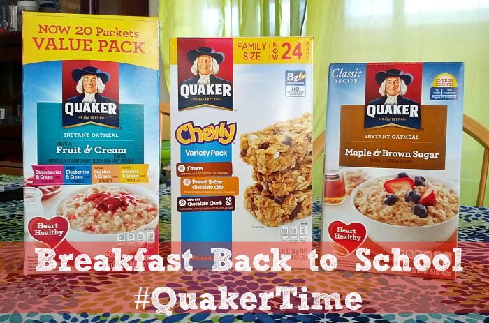 Breakfast Back to School #quakertime