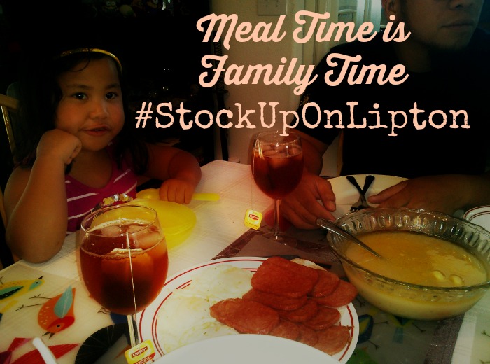 Meal Time is Family Time #StockUpOnLipton