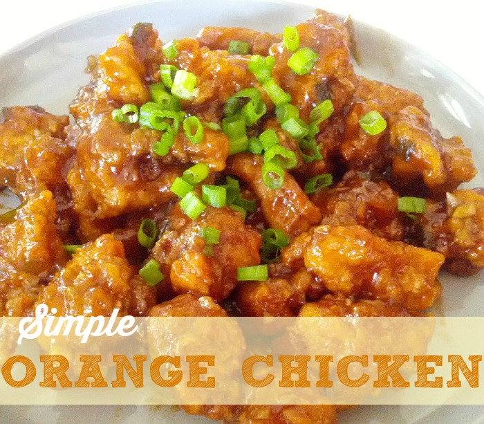 Simple Orange Chicken